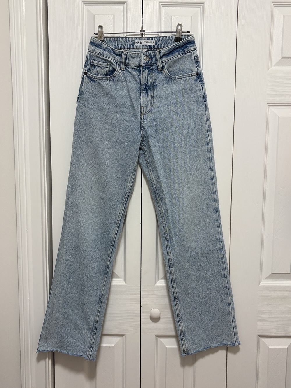 Zara high rise wide jeans